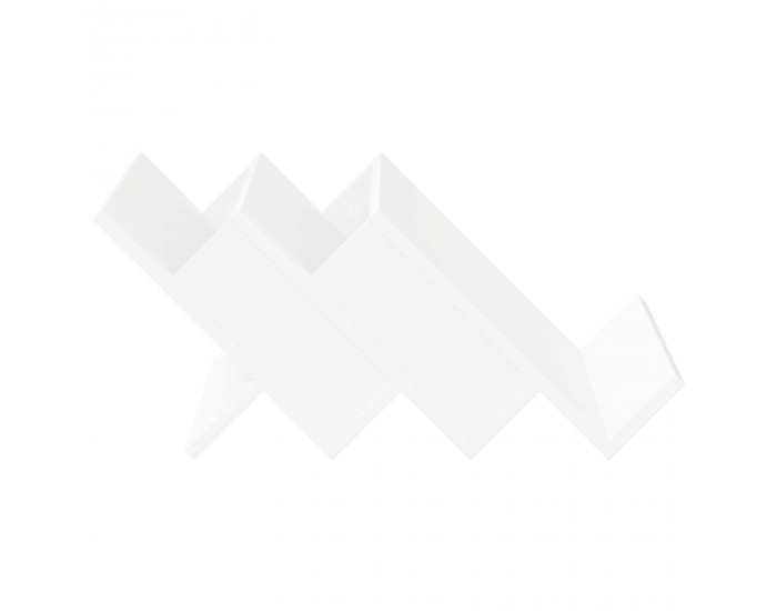 Sonata H Етажерка за списания Бяло 53 x 40 x 28.5 см Инженерно дърво