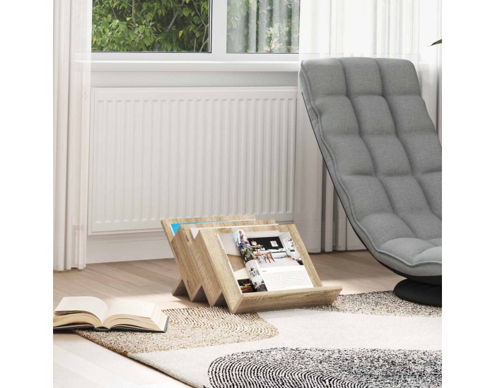 Sonata H Етажерка за списания с рафт Сонома дъб 53 x 40 x 28.5 см