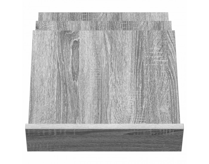 Sonata H Етажерка за списания с рафт Сив Сонома 53 x 40 x 28.5 см