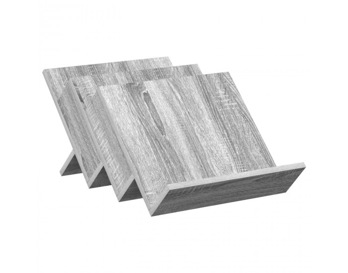 Sonata H Етажерка за списания с рафт Сив Сонома 53 x 40 x 28.5 см