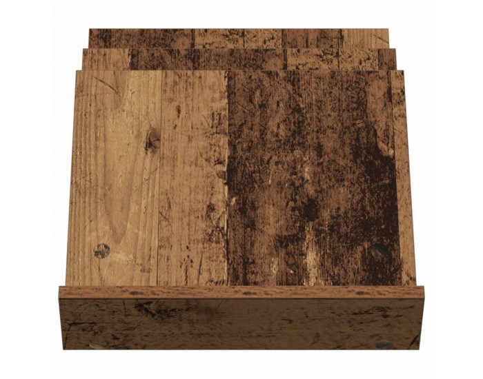 Sonata H Етажерка за списания с рафт Старо дърво 53 x 40 x 28.5 см