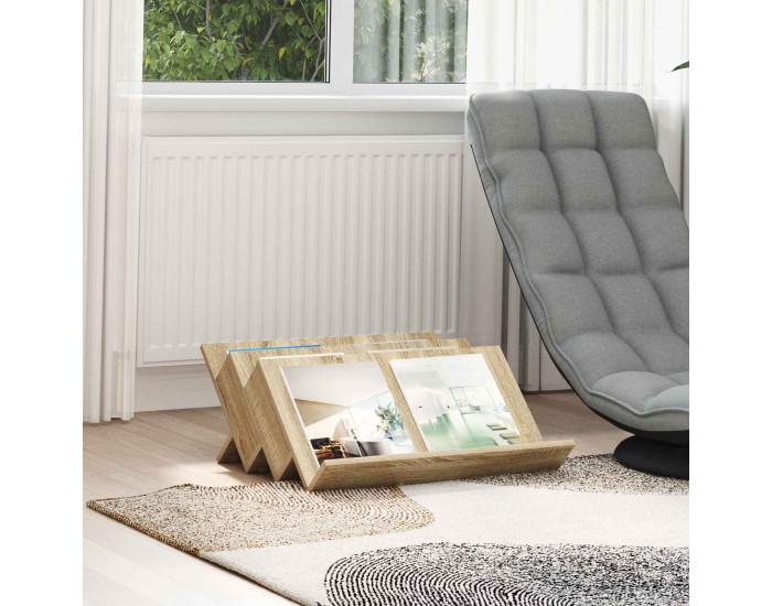 Sonata H Етажерка за списания с рафт Сонома дъб 65 x 53 x 28,5 см