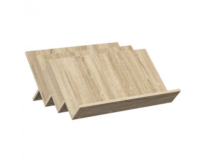 Sonata H Етажерка за списания с рафт Сонома дъб 65 x 53 x 28,5 см