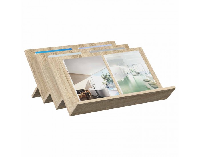 Sonata H Етажерка за списания с рафт Сонома дъб 65 x 53 x 28,5 см