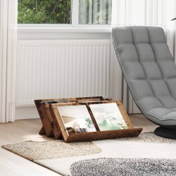 Sonata H Етажерка за списания с рафт Старо дърво 65 x 53 x 28,5 см - Изтривалки и Поставки за чадъри