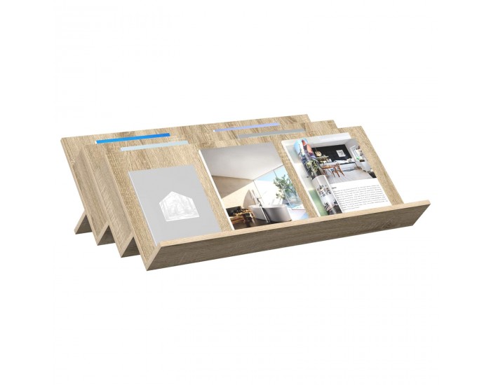 Sonata H Етажерка за списания с рафт Сонома дъб 90 x 53 x 28,5 см