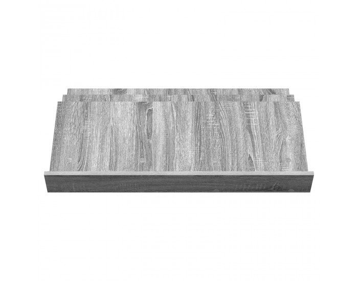 Sonata H Етажерка за списания с рафт Сив Сонома 90 x 53 x 28,5 см