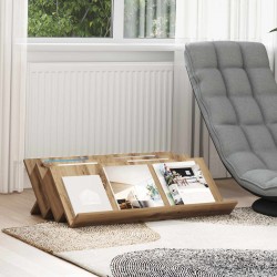 Sonata H Етажерка за списания Дъб 90 x 53 x 28,5 см Инженерно дърво - Антре