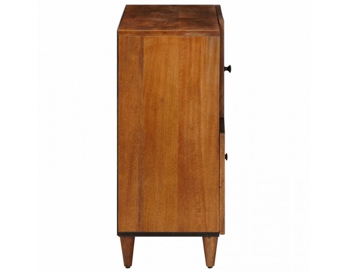 Sonata H Служебен шкаф Орех 80 x 33,5 x 75 см Солидно мангово дърво