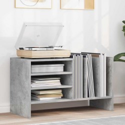 Sonata H Шкаф за грамофонни плочи Циментено сиво 78.5 x 35 x 45 см - ТВ шкафове