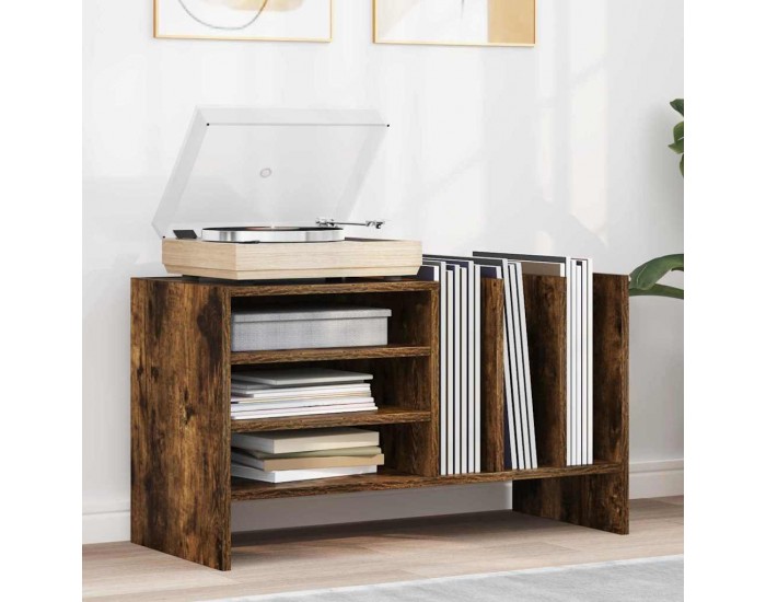 Sonata H Шкаф за грамофонни плочи с рафт Димян дъб 78.5 x 35 x 45 см
