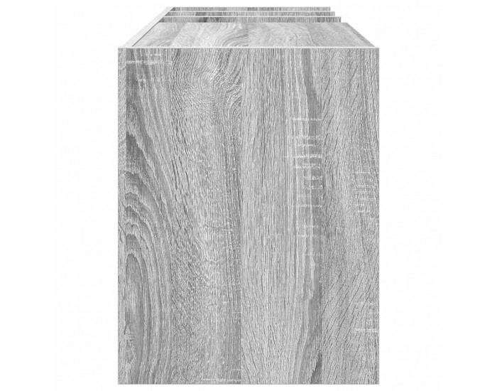 Sonata H Шкаф за грамофонни плочи с рафт Сив Сонома 78.5 x 35 x 45 см