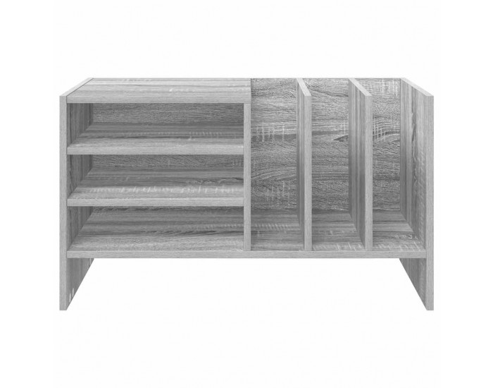 Sonata H Шкаф за грамофонни плочи с рафт Сив Сонома 78.5 x 35 x 45 см