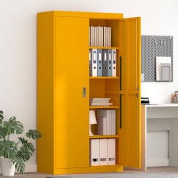 Sonata H Шкаф за съхранение 2 pcs Горчично жълто 90 x 40 x 180 cm - Шкафове, Витрини, Модулни секции