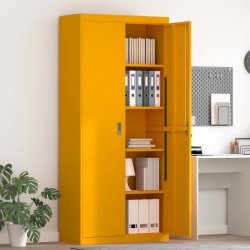 Sonata H Шкаф за съхранение 2 pcs Горчично жълто 90 x 40 x 200 см - Шкафове, Витрини, Модулни секции