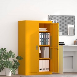 Sonata H Шкаф за съхранение 2 pcs Горчично жълто 80 x 40 x 140 см - Шкафове, Витрини, Модулни секции