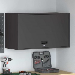 Sonata H Стенен шкаф за гараж Черно 90 x 40 x 53 см - Гардероби