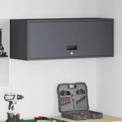 Sonata H Стенен шкаф за гараж Черно 90 x 33 x 35 см - Гардероби