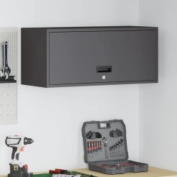 Sonata H Стенен шкаф за гараж Черно 80 x 33 x 35 см - Гардероби