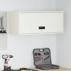 Sonata H Стенен шкаф за гараж Бяло 80 x 33 x 35 см - Гардероби