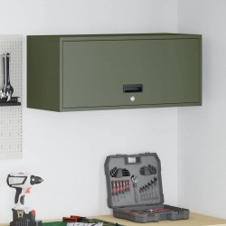Sonata H Стенен шкаф за гараж Маслиненозелен 80 x 33 x 35 см - Гардероби