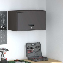 Sonata H Стенен шкаф за гараж Черно 60 x 33 x 35 см - Гардероби