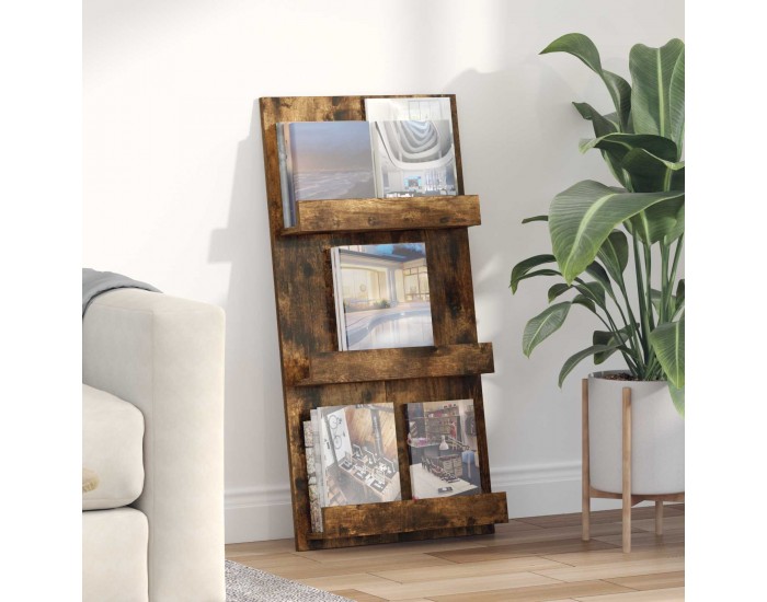 Sonata H Етажерка за списания Димян дъб 51 x 11 x 102 см Инженерно дърво