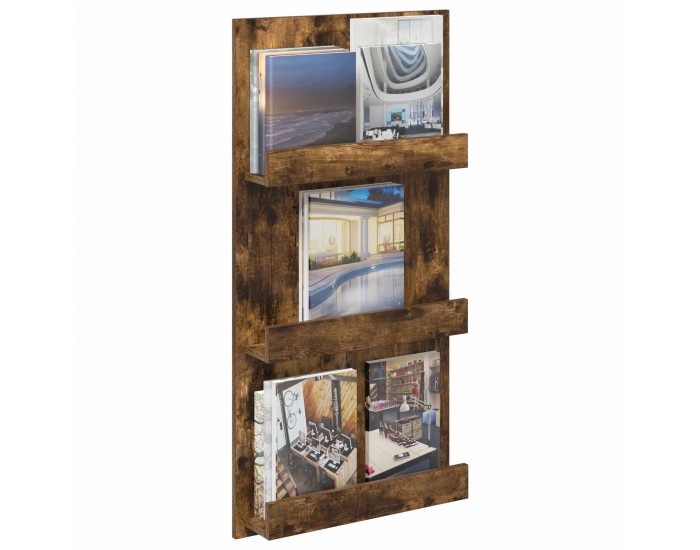 Sonata H Етажерка за списания Димян дъб 51 x 11 x 102 см Инженерно дърво