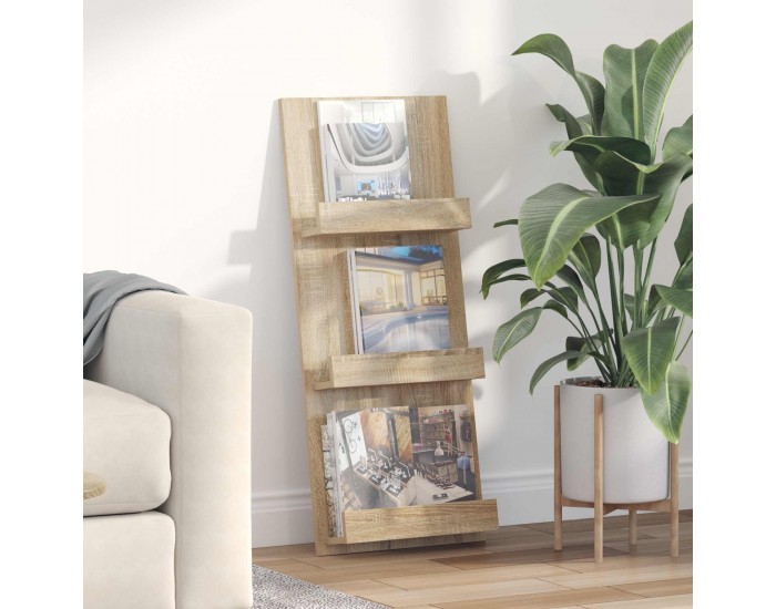 Sonata H Етажерка за списания с рафт Сонома дъб 51 x 11 x 102 см