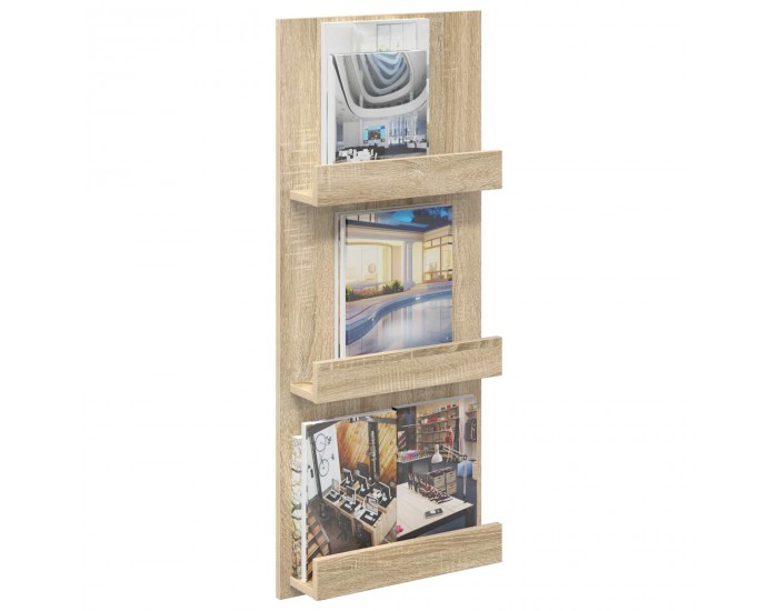 Sonata H Етажерка за списания с рафт Сонома дъб 51 x 11 x 102 см