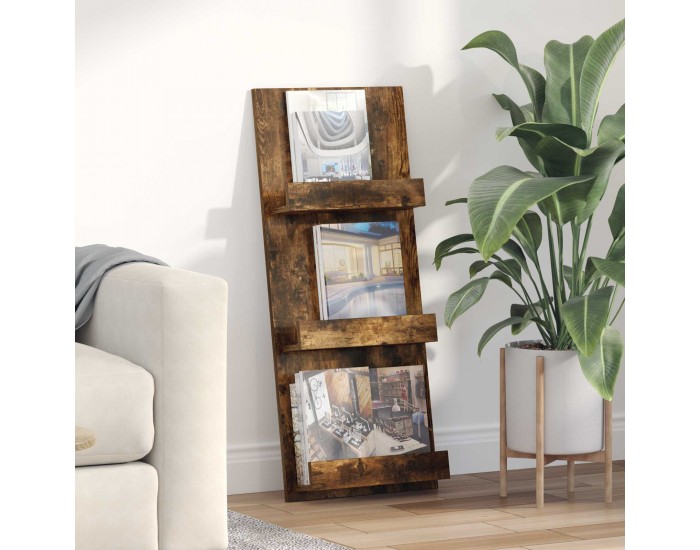 Sonata H Етажерка за списания Димян дъб 51 x 11 x 102 см Инженерно дърво