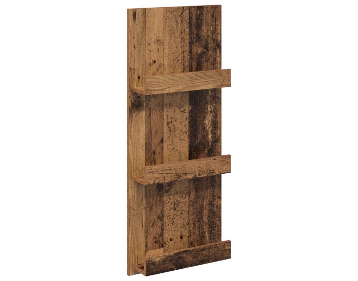 Sonata H Етажерка за списания с рафт Старо дърво 51 x 11 x 102 см