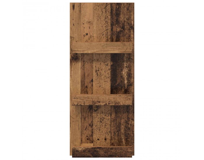 Sonata H Етажерка за списания с рафт Старо дърво 51 x 11 x 102 см