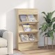 Sonata H Етажерка за списания с рафт Сонома дъб 70 x 41 x 126 см