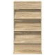 Sonata H Етажерка за списания с рафт Сонома дъб 70 x 41 x 126 см