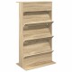 Sonata H Етажерка за списания с рафт Сонома дъб 70 x 41 x 126 см