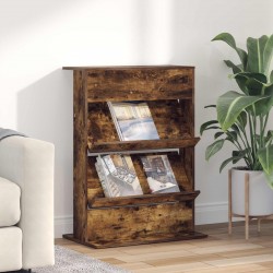 Sonata H Етажерка за списания Димян дъб 70 x 41 x 96 см Инженерно дърво - ТВ шкафове