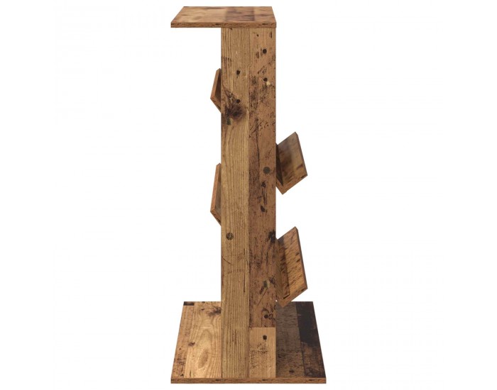 Sonata H Етажерка за списания с рафт Старо дърво 70 x 41 x 96 см