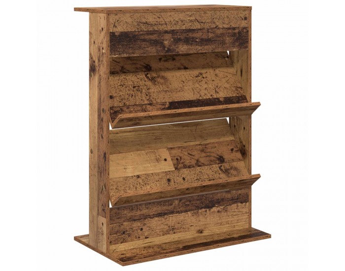 Sonata H Етажерка за списания с рафт Старо дърво 70 x 41 x 96 см