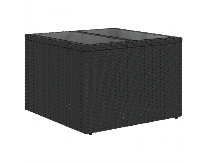 Sonata H 5 Частен градински диван комплект с възглавници кафяв полиратан