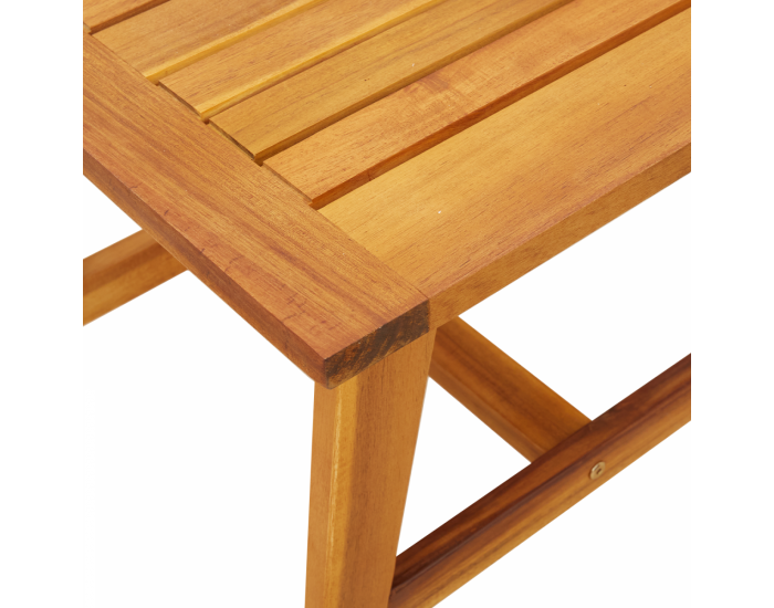 Sonata H Масичка 45x45x40 см от масивна акациева дървесина