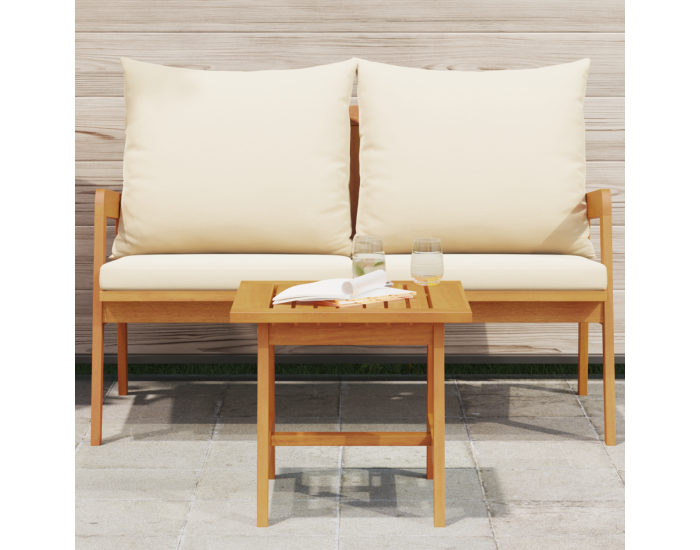 Sonata H Масичка 45x45x40 см от масивна акациева дървесина