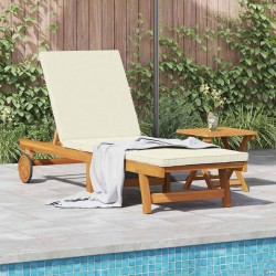 Sonata H Шезлонг 2 pcs Кафяво 40 x 40 x 40cm Масивна акациева дървесина - Шезлонги
