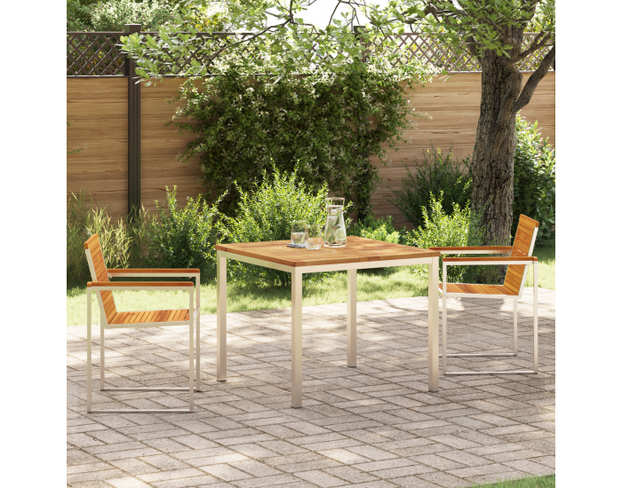 Sonata H 3 Часов комплект за хранене от масивна дървина акация