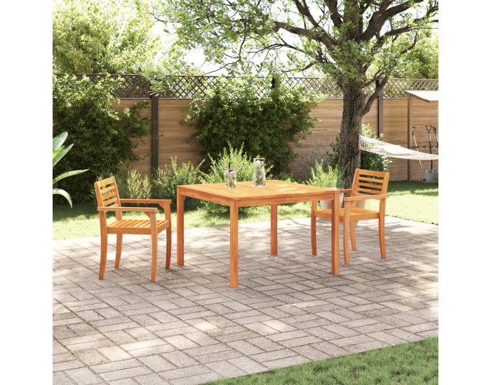 Sonata H 3 Частен Градински Трапезен Комплект от Масивно Акациево Дърво