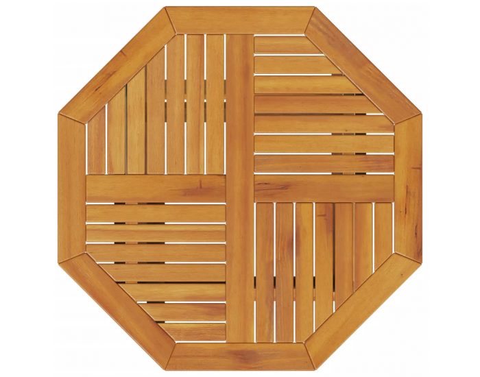 Sonata H 3 Часова Сгъваема Бистро Комплект от Масивна Акациева Дървесина