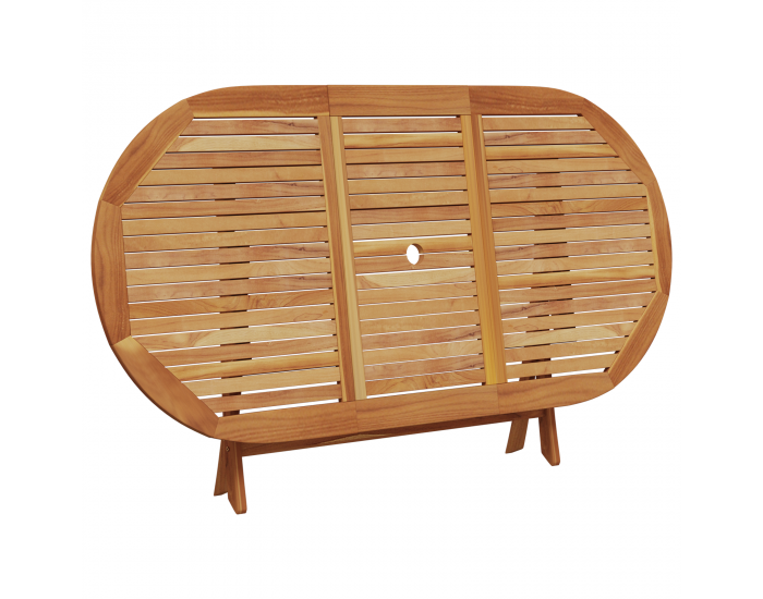 Sonata H 5 Часова Градинска Трапезарийна Настолка Черна От Масивна Акациева Дървесина и Полипропилен