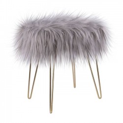 Табуретка Мебели Богдан модел  Djaki, сива - Bogdan Furniture