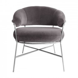 Кресло Мебели Богдан модел Trudi silver - Трапезни столове