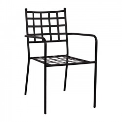 Метален стол с подлакътници Мебели Богдан модел Balkon - Трапезни столове